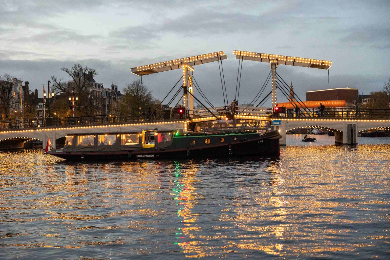 Croisière de Noël sur les canaux d'Amsterdam