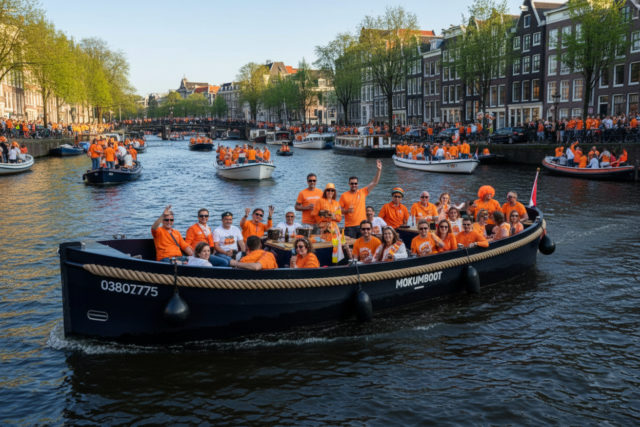 Luxury open boat with skipper